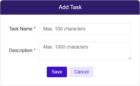 Adding New Tasks