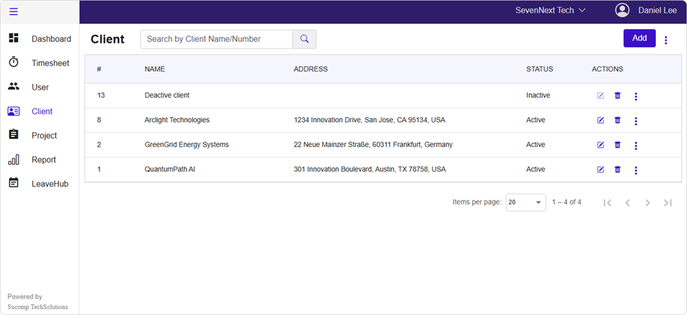 Viewing Client Information