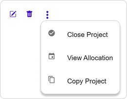 Managing Existing Projects