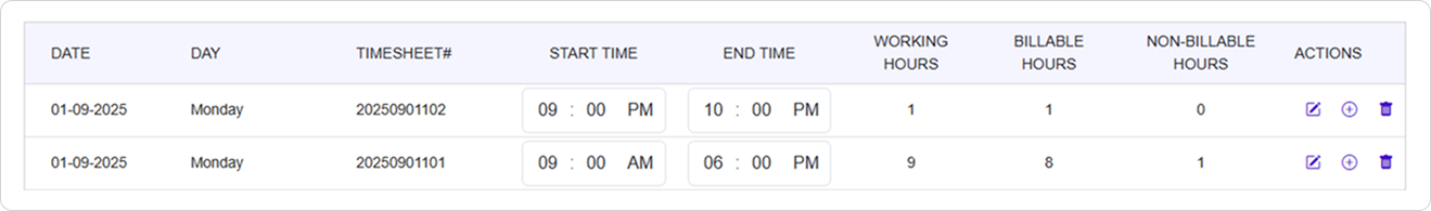 Delete Entire Timesheet Day Image